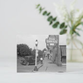 Straatbeeld Urbana, Ohio, 1938 Briefkaart (Staand voorkant)
