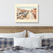  straatbeeld, West Palm Beach, Florida Canvas Afdruk (Insitu (Slaapkamer))