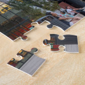Straatbeeldhouwkunst Calgary Legpuzzel (Zijkant)