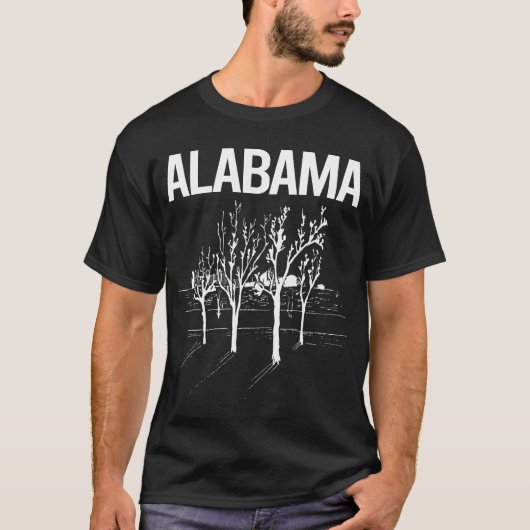 Straatbomen Alabama T-shirt (Voorkant)