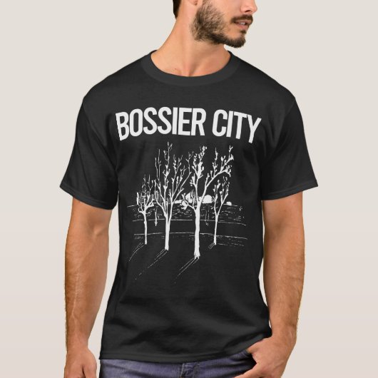 Straatbomen Bossier City T-shirt (Voorkant)