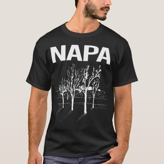 Straatbomen Napa T-shirt (Voorkant)