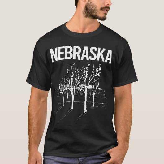 Straatbomen Nebraska T-shirt (Voorkant)