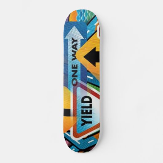 Straatbord #1 skateboard (Voorkant)