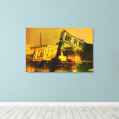 Straatbord Canvas Afdruk (Insitu (Houten vloer))