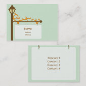 Straatbord - Chubby Visitekaartje (Voorkant / Achterkant)