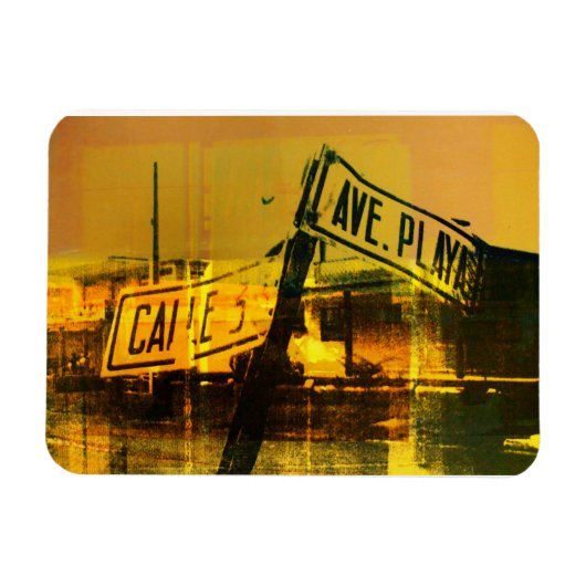 Straatbord Magneet (Horizontaal)