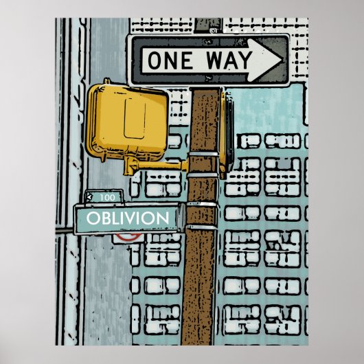 Straatbord Poster (Voorkant)