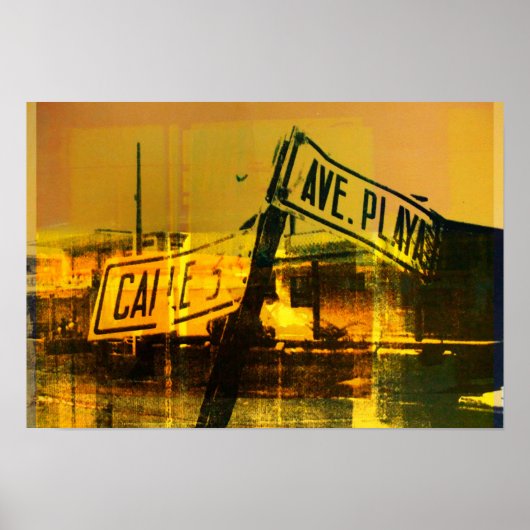 Straatbord Poster (Voorkant)