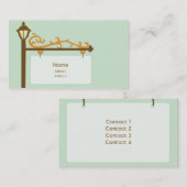 Straatbord - Zakelijk Visitekaartje (Voorkant / Achterkant)