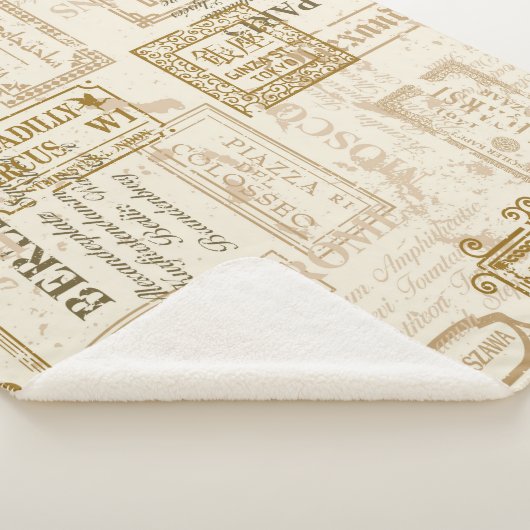  straatborden naadloos in douane-co sherpa deken (3/4)