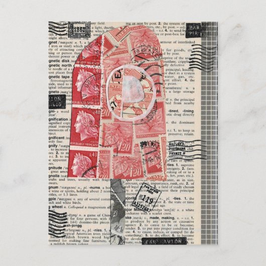 "Straatbox" — Briefkaart dat uitsluitend is ontwor (Voorkant)