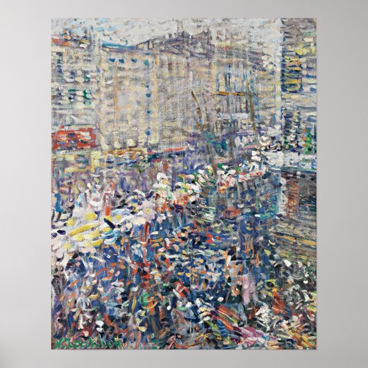 Straatcarnaval, Parijs | Nikolai Tarkhov Poster (Voorkant)