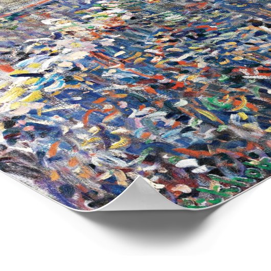 Straatcarnaval, Parijs | Nikolai Tarkhov Poster (Hoek)