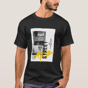 Straatcultuur Urbane Esthetiek Monochroom Foto  T-shirt