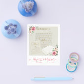 Straatfeest Stijl Trouwontwerp Eigen Flyer Roze (Enkel)