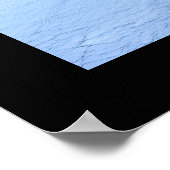 Straatgloeilampen in Winter Wonderland Poster (Hoek)