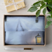 Straatgloeilampen in Winter Wonderland Tissuepapier (Geschenk)