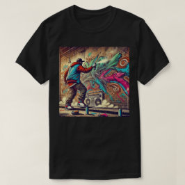 Straatgraffiti-artist T-shirt