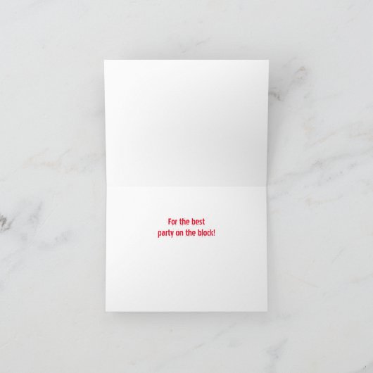 Straatgraffiti Bedankkaart (Binnen)