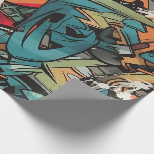 Straatgraffiti Cadeaupapier (Hoek)