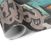 Straatgraffiti Cadeaupapier (Rol Hoek)