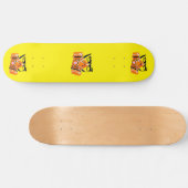 straatgraffiti kunst persoonlijk skateboard (Horizontaal)