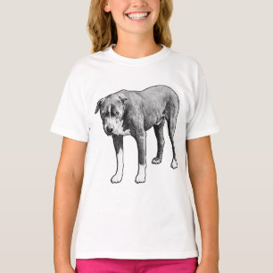 Straatheldere, trouwe blik t-shirt