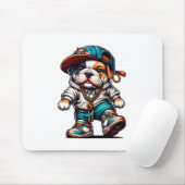 Straathond Bulldog Muismat (Met muis)