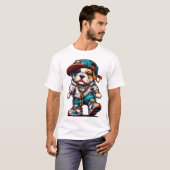 Straathond Bulldog T-shirt (Voorkant volledig)