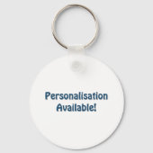 Straathond Stijl Pug Sleutelhanger (Achterkant)