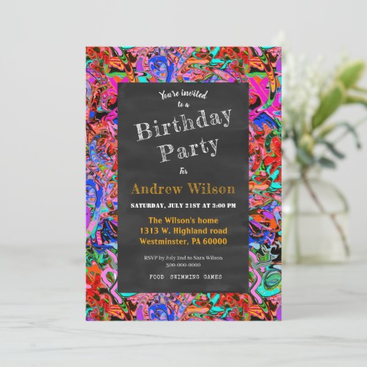 Straatkarton met gouden kroon kaart (Staand voorkant)