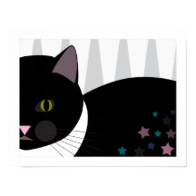 Straatkat | Abstracte kunst | Zwart, grijs en wit