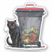 Straatkat Sticker (Voorkant)
