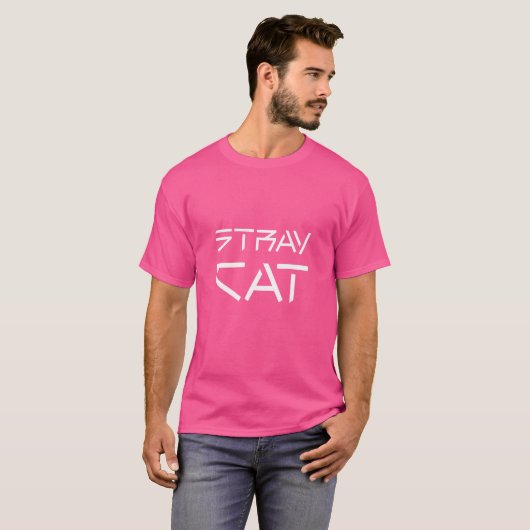 Straatkat T-shirt (Voorkant volledig)