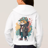 Straatkathaffect voor kids T-shirt ontwerp – Trend (Achterkant)