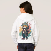 Straatkathaffect voor kids T-shirt ontwerp – Trend (Achterkant volledig)