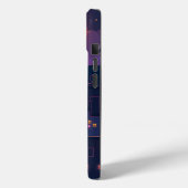 Straatkatten | Neon Urban Feline Art Case-Mate iPhone Case (Achterkant / Links)