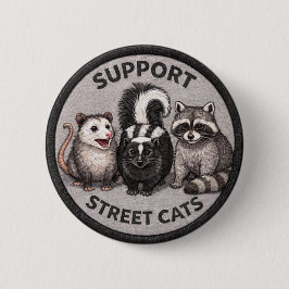 Straatkatten Ronde Button 5,7 Cm