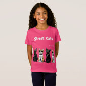 Straatkatten T-shirt (Voorkant volledig)