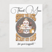 Straatkattenclub op maat briefkaart (Voorkant)