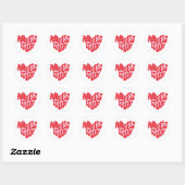 Straatkleding Ronde Sticker (Vel)