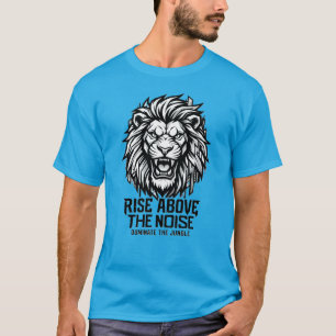 Straatkoning Leeuw Kom Op Tegen Het Lawaai Dominee T-shirt