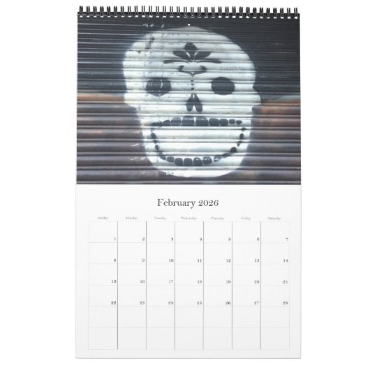 Straatkunst 2025 kalender (Feb 2026)