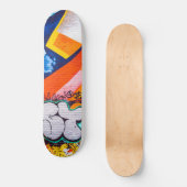 Straatkunst 5a [NY] Persoonlijk Skateboard (Voorkant)