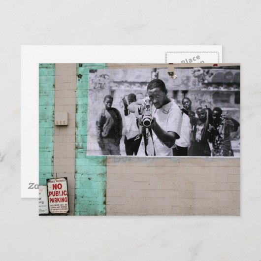 Straatkunst Briefkaart (Voorkant / Achterkant)