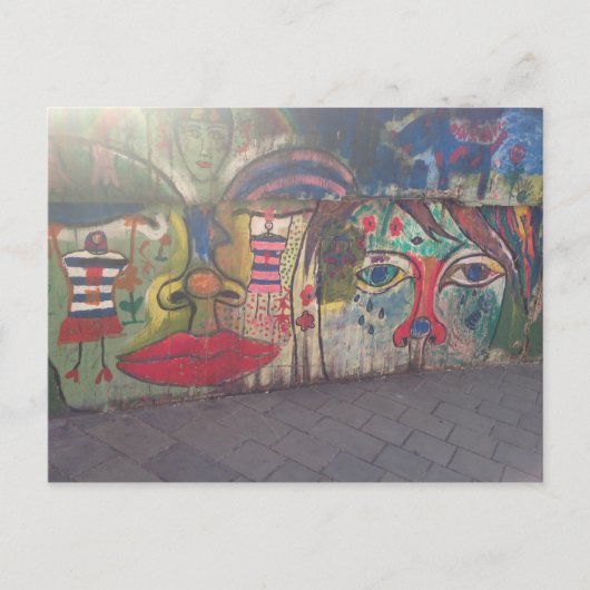 Straatkunst Briefkaart (Voorkant)