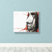 Straatkunst Canvas Afdruk (Insitu (Houten vloer))