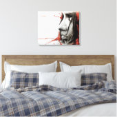 Straatkunst Canvas Afdruk (Insitu (Slaapkamer))