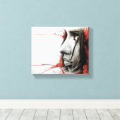 Straatkunst Canvas Afdruk (Insitu (Houten vloer))